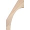 Ekena Millwork 3 1/2"W x 12"D x 20"H Westlake Smooth Knee Brace, Douglas Fir BRC04X12X20WTL00SDF - alternate 2